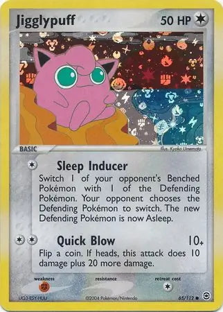 FireRed & LeafGreen Jigglypuff #65/112 reverse holo